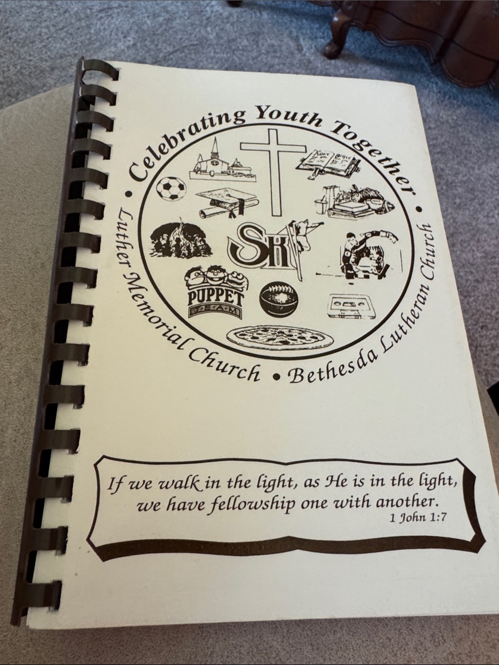 Celebrating Youth Together Luther Memorial Church Cookbook GUC Spiral Bound